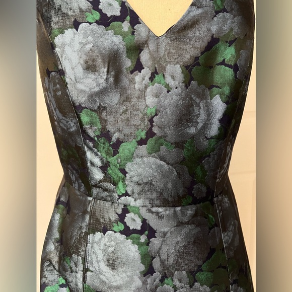 Adriana Papell High Low Jacquard Dress size 6 - Picture 4 of 5